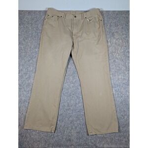 Polo Ralph Lauren Pants Men's‎ Size 40x30 Stretch Slim Straight Fit Dress Khaki